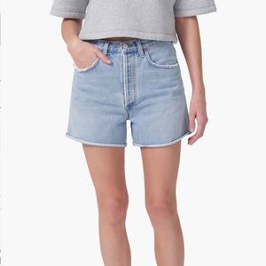 AGOLDE - DEE HIGH RISE ROLLED HEM SHORT - HAZARD SIZE 26